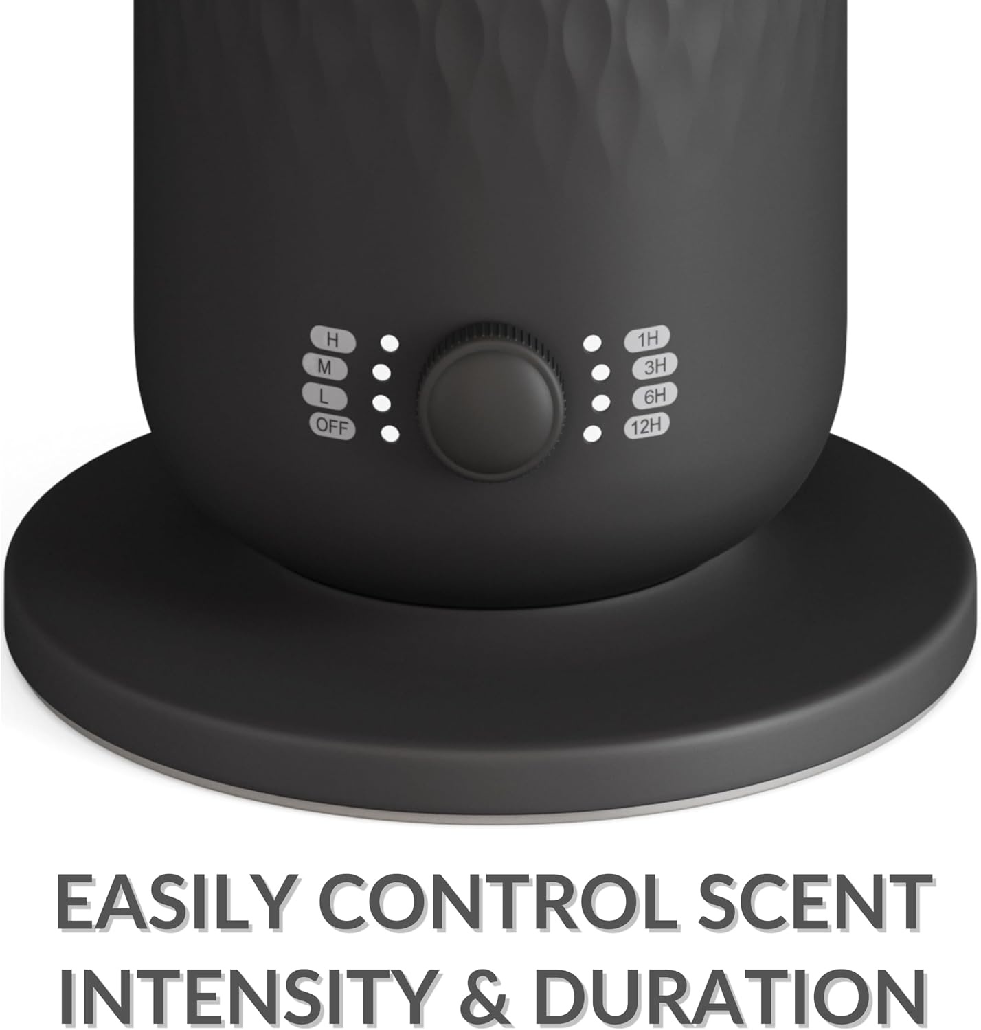The AirScent Waterless Diffuser – Cold Air Scent Diffuser Oil Machine for Homes, Offices, Hotels and Spas – Aromatherapy Diffuser for Aesthetic Scenting – Black – 4.05 Oz – Fragrance Not Included(Black)
