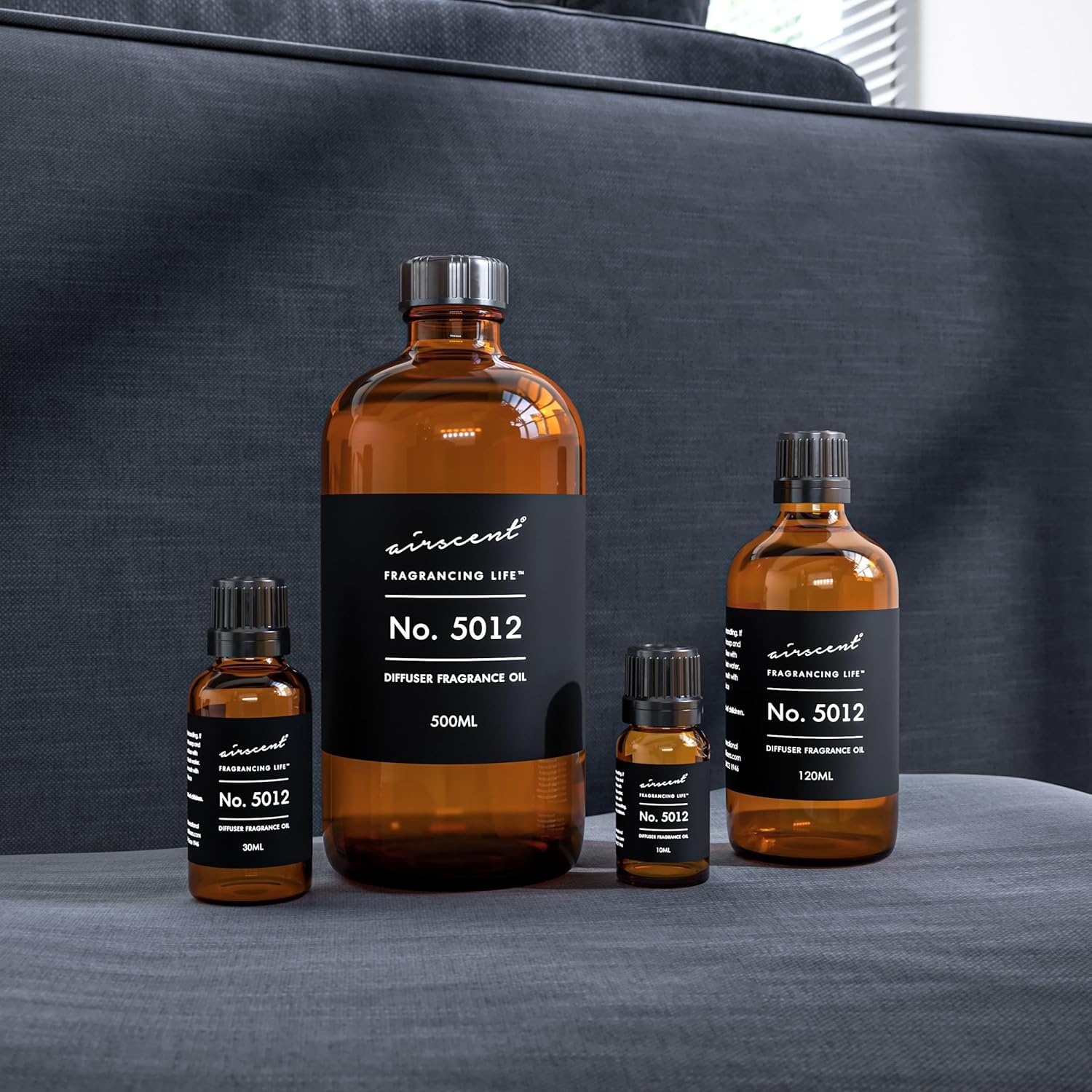 AirScent No. 5012 Perfume Dupe Diffuser Oil – Sandalwood Honey Pomelo – Premium Fragrance Oil Blend for Ultrasonic and Waterless Diffusers and Crafting – 10 mL, 0.34 fl oz(16.9 Fl Oz (Pack of 1))