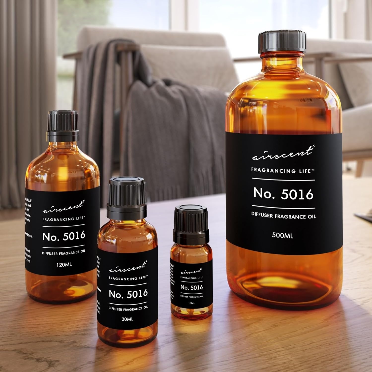 AirScent No. 5016 Perfume Dupe Diffuser Oil Inspired by Prism Imperial – Pistachio Tonka Creamy Orange – Premium Fragrance Oil for Ultrasonic and Waterless Diffusers and Crafting – 10 mL, 0.34 fl oz(1 Fl Oz (Pack of 1))