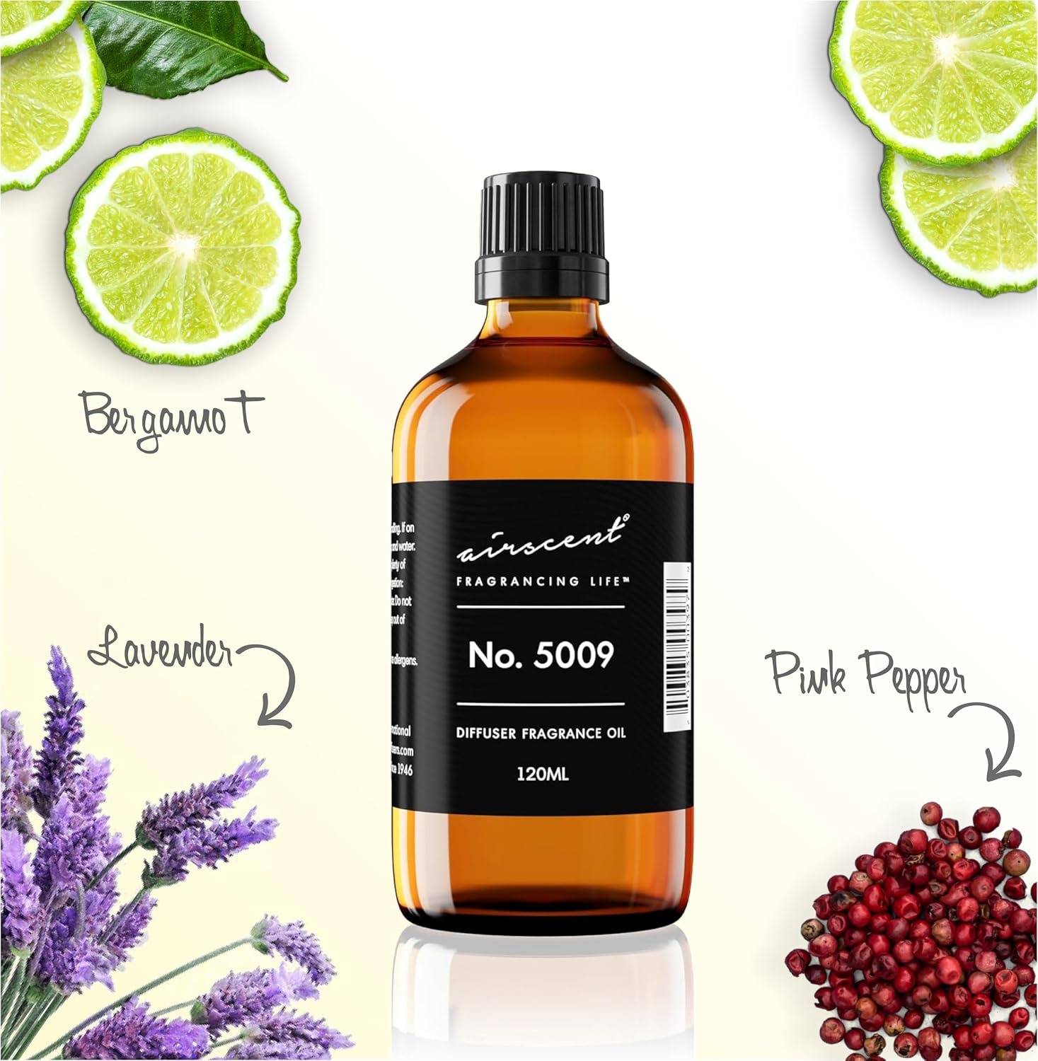 AirScent Savage-Inspired Diffuser Oil – No. 5009 Perfume Dupe – Fragrance Oil Blend for Ultrasonic and Waterless Diffusers and Crafting – 10 ml, 0.34 fl oz Glass Bottle with Dropper(4 Fl Oz (Pack of 1))
