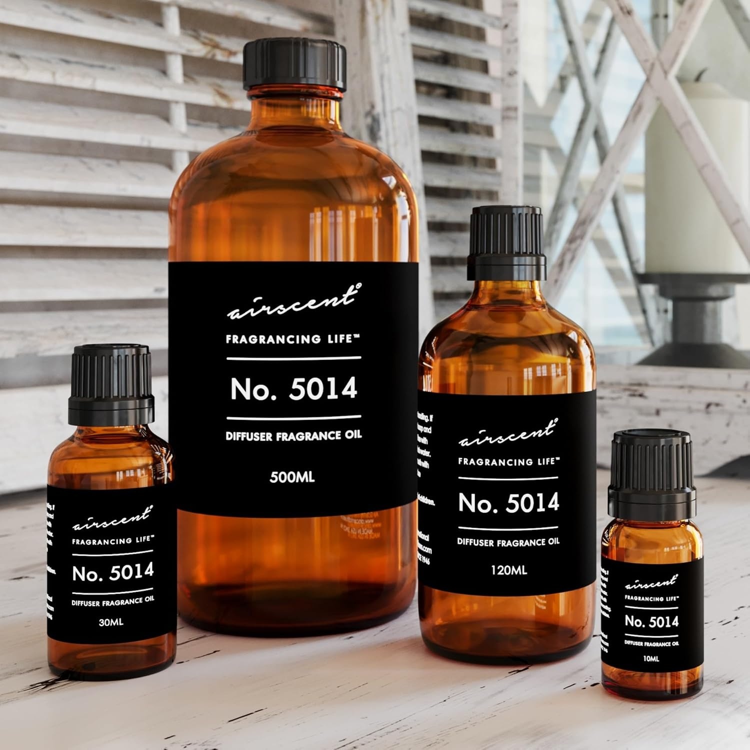 AirScent No. 5014 Dubai Perfume Dupe Diffuser Oil Inspired by Artemus Oud – Oud Suede Vanilla – Fragrance Oil Blend for Ultrasonic and Waterless Diffusers and Crafting – 10 mL, 0.34 fl oz Bottle(1 Fl Oz (Pack of 1))