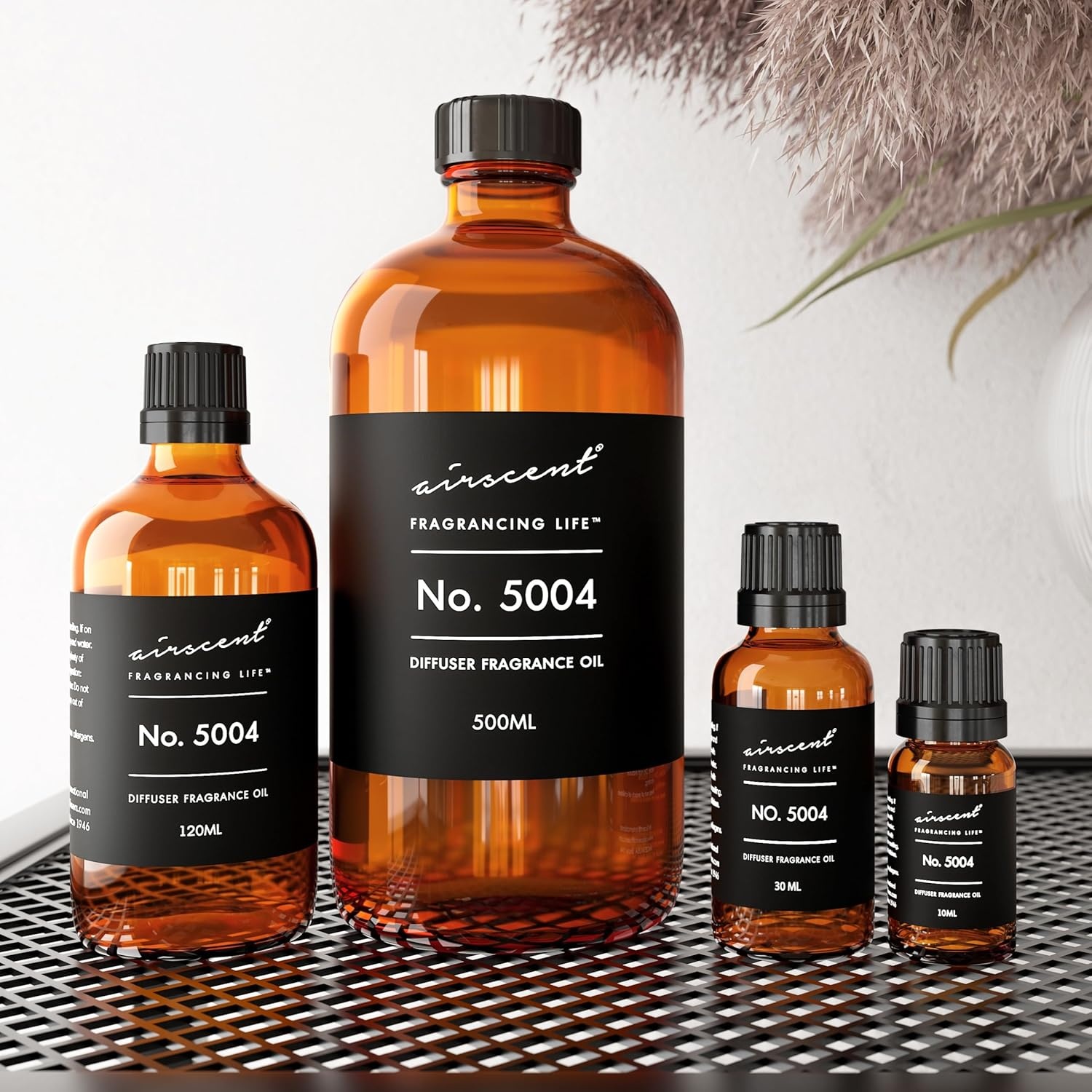 AirScent Fierce-Inspired Diffuser Oil – No. 5004 A and F Perfume Dupe – Premium Fragrance Oil Blend for Ultrasonic and Waterless Diffusers and Crafting – 10 ml, 0.34 fl oz Glass Bottle with Dropper(0.34 Fl Oz (Pack of 1))