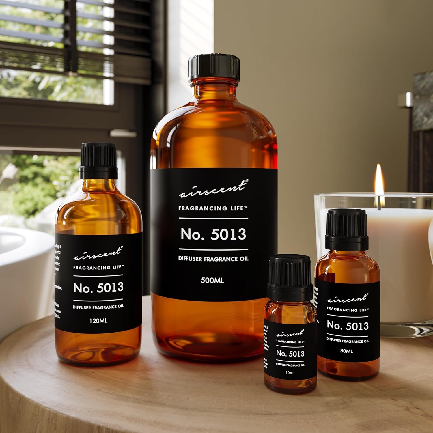 AirScent No. 5013 Perfume Dupe Diffuser Oil Inspired by Gorgeous Flora Perfume – Pear Blossom Gardenia Mandarin – 10 mL Fragrance Oil Blend for Ultrasonic and Waterless Diffusers and Crafting(0.34 Fl Oz (Pack of 1))