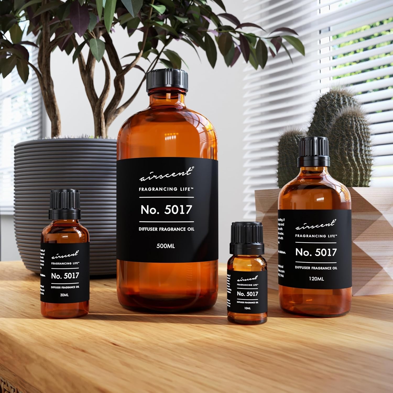 AirScent No. 5017 Dubai Perfume Dupe Diffuser Oil Inspired by Artemus Midnight – Coriander Bergamot Blonde Woods – Fragrance Oil Blend for Ultrasonic and Waterless Diffusers and Crafting – 10 mL(16.9 Fl Oz (Pack of 1))