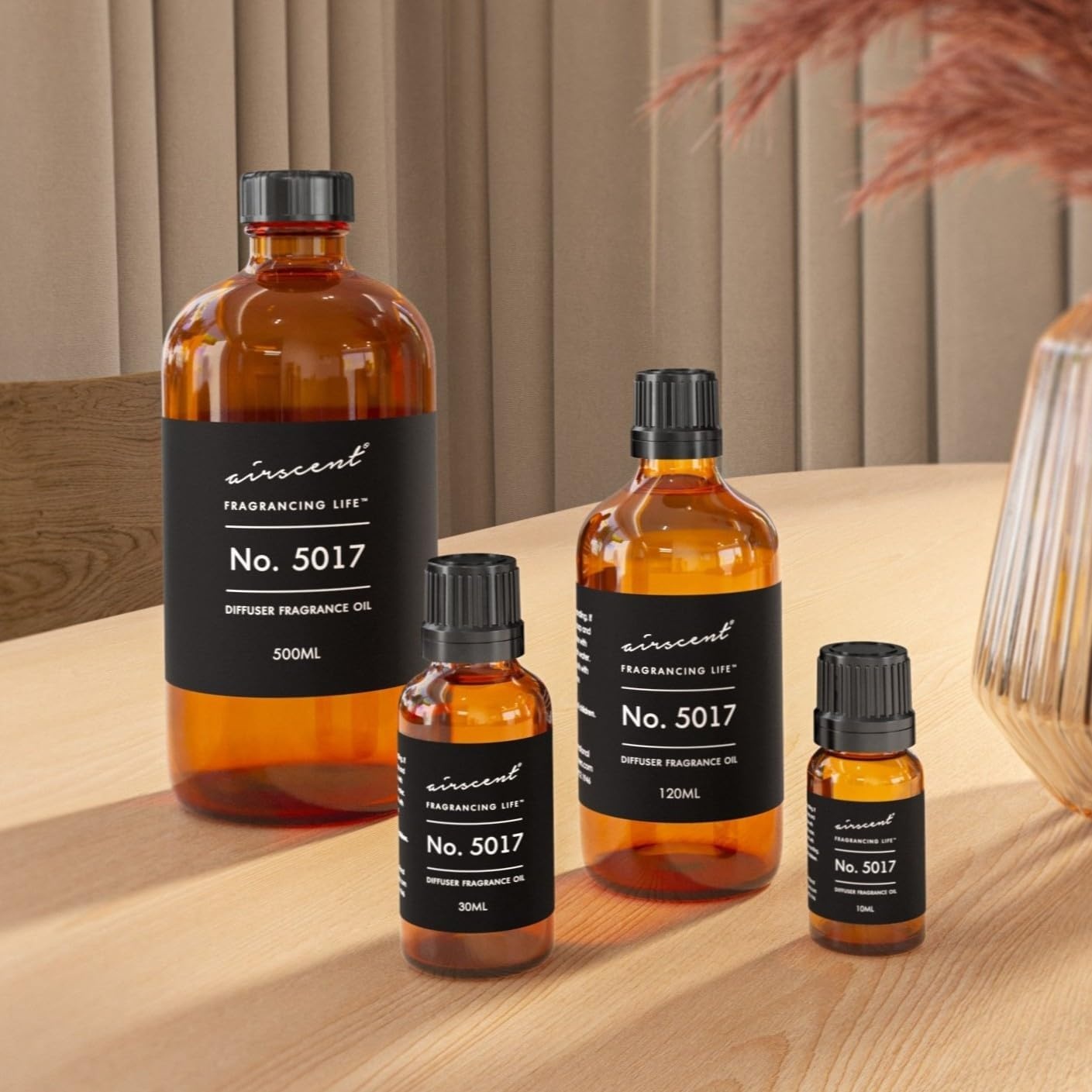 AirScent No. 5017 Dubai Perfume Dupe Diffuser Oil Inspired by Artemus Midnight – Coriander Bergamot Blonde Woods – Fragrance Oil Blend for Ultrasonic and Waterless Diffusers and Crafting – 10 mL(1 Fl Oz (Pack of 1))