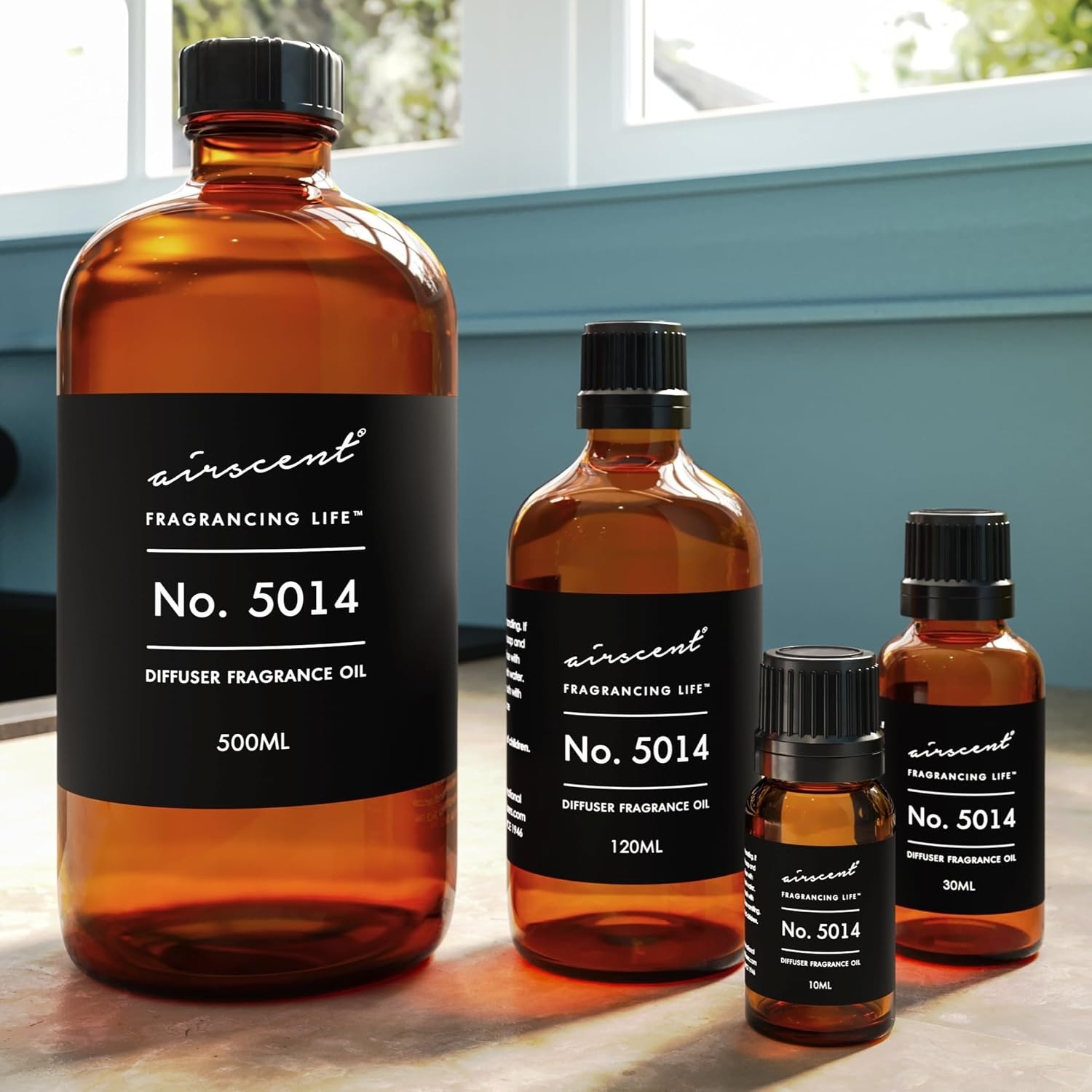 AirScent No. 5014 Dubai Perfume Dupe Diffuser Oil Inspired by Artemus Oud – Oud Suede Vanilla – Fragrance Oil Blend for Ultrasonic and Waterless Diffusers and Crafting – 10 mL, 0.34 fl oz Bottle(16.9 Fl Oz (Pack of 1))
