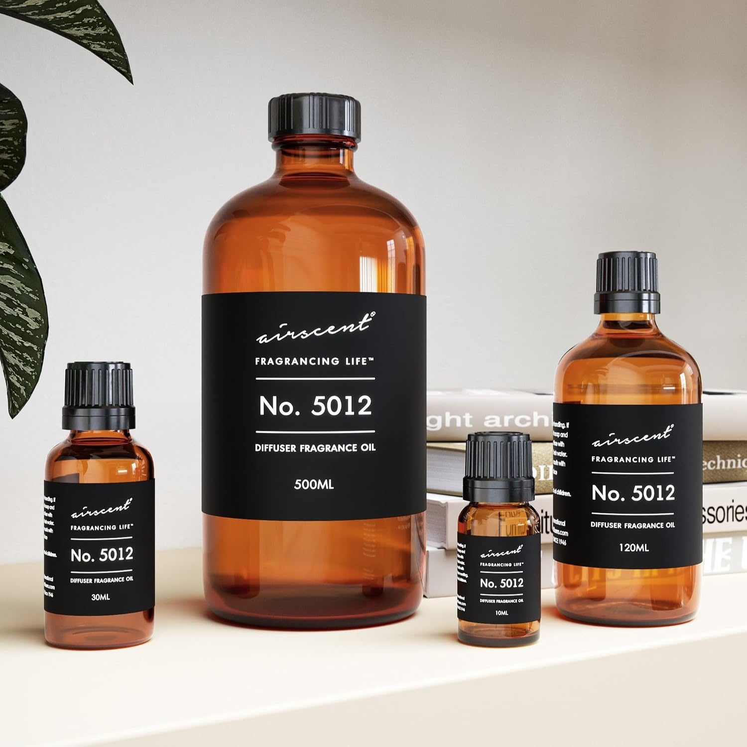AirScent No. 5012 Perfume Dupe Diffuser Oil – Sandalwood Honey Pomelo – Premium Fragrance Oil Blend for Ultrasonic and Waterless Diffusers and Crafting – 10 mL, 0.34 fl oz(0.34 Fl Oz (Pack of 1))