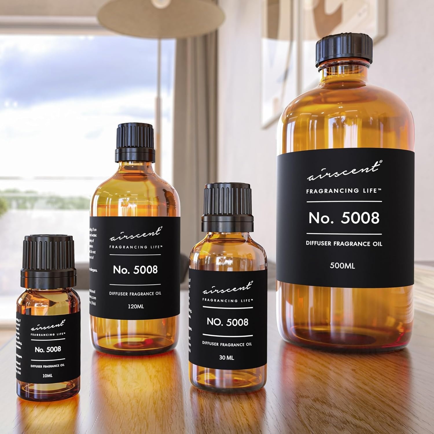 AirScent Diffuser Oil Inspired by Tobacco Vanille Perfume – No. 5008 Perfume Dupe – Fragrance Oil Blend for Ultrasonic and Waterless Diffusers and Crafting – 10 ml, .34 fl oz Glass Bottle with Dropper(0.34 Fl Oz (Pack of 1))