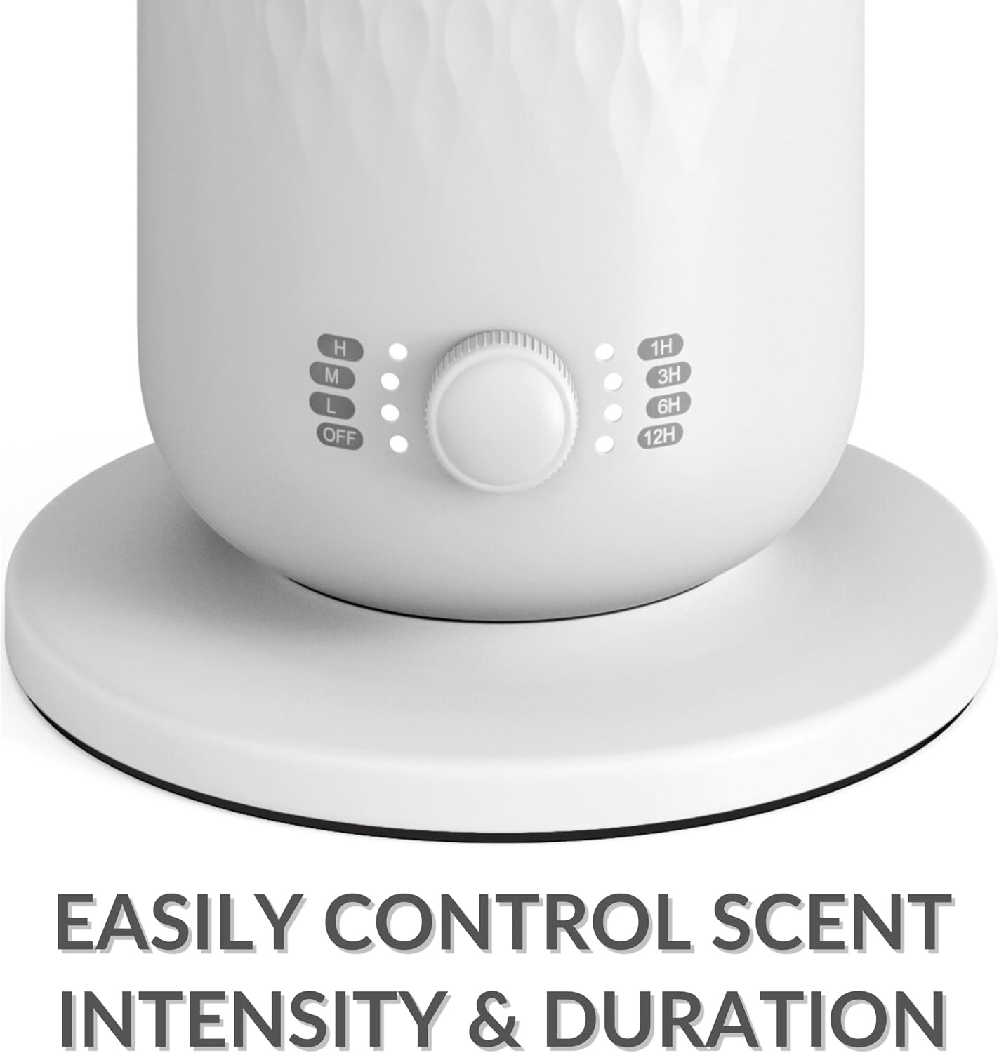 The AirScent Waterless Diffuser – Cold Air Scent Diffuser Oil Machine for Homes, Offices, Hotels and Spas – Aromatherapy Diffuser for Aesthetic Scenting – Black – 4.05 Oz – Fragrance Not Included(White)
