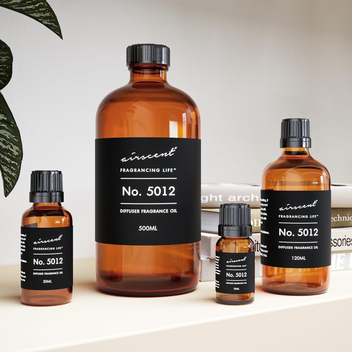 AirScent No. 5012 Perfume Dupe Diffuser Oil – Sandalwood Honey Pomelo – Premium Fragrance Oil Blend for Ultrasonic and Waterless Diffusers and Crafting – 10 mL, 0.34 fl oz(4 Fl Oz (Pack of 1))