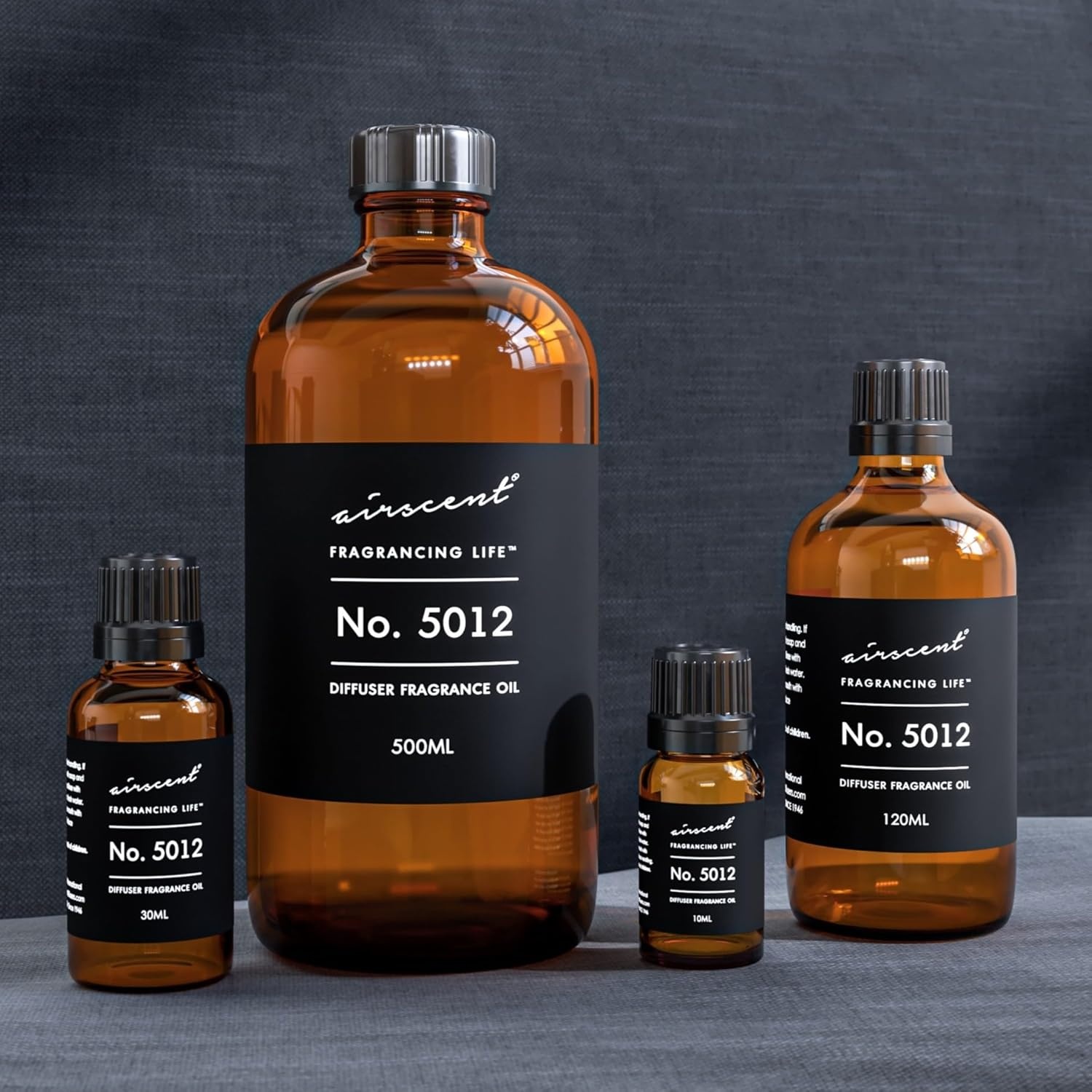 AirScent No. 5012 Perfume Dupe Diffuser Oil – Sandalwood Honey Pomelo – Premium Fragrance Oil Blend for Ultrasonic and Waterless Diffusers and Crafting – 10 mL, 0.34 fl oz(4 Fl Oz (Pack of 1))