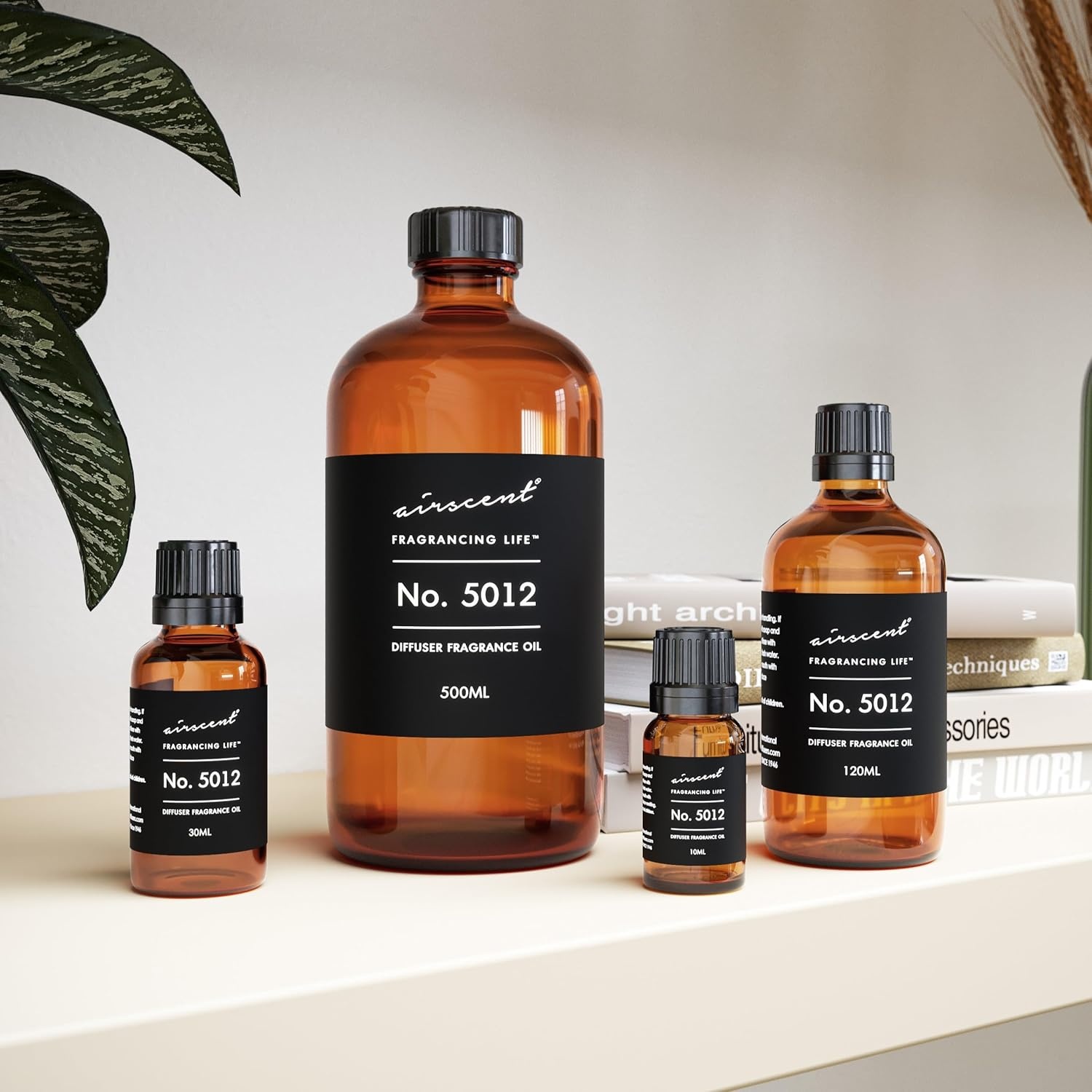 AirScent No. 5012 Perfume Dupe Diffuser Oil – Sandalwood Honey Pomelo – Premium Fragrance Oil Blend for Ultrasonic and Waterless Diffusers and Crafting – 10 mL, 0.34 fl oz(4 Fl Oz (Pack of 1))