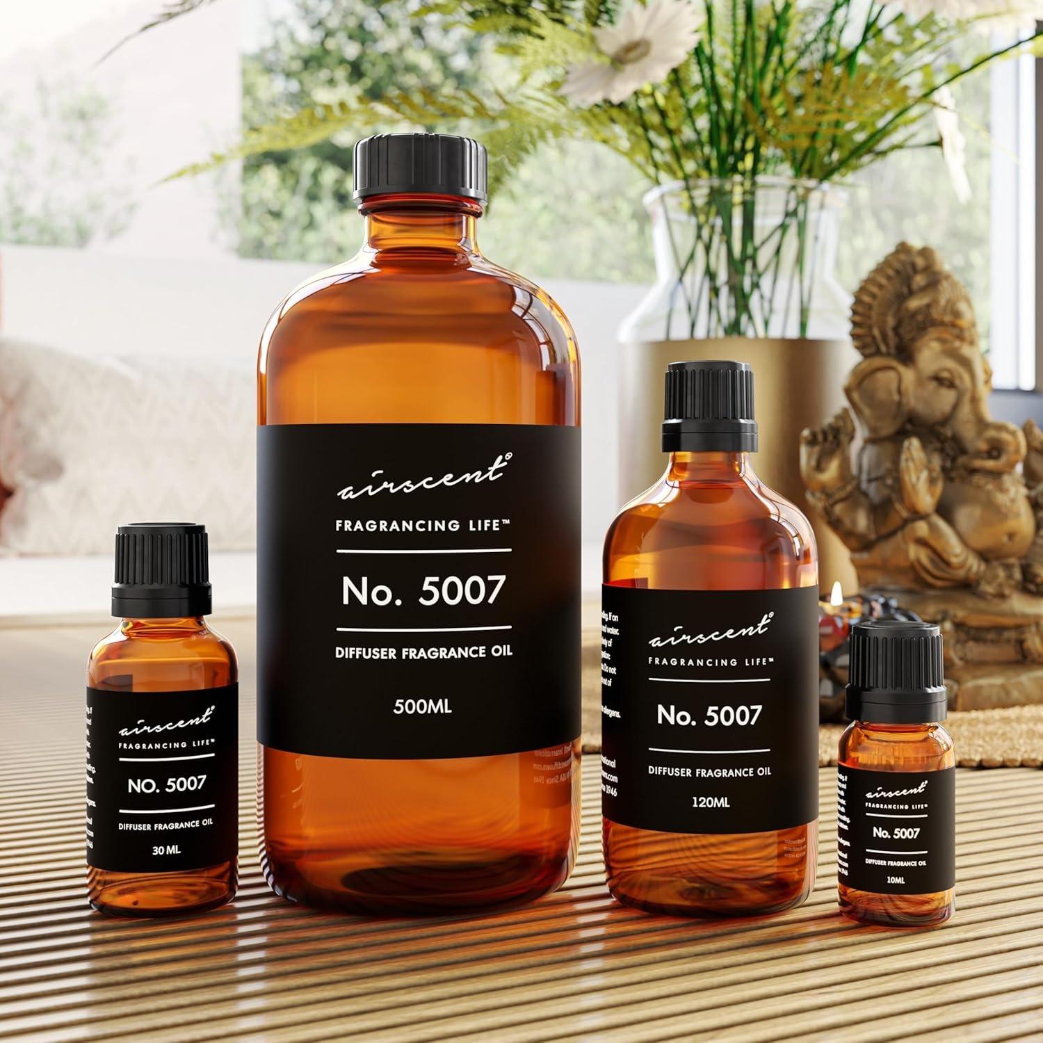 AirScent Diffuser Oil Inspired by TF’s Fabulous – No. 5007 Perfume Dupe – Premium Fragrance Oil Blend for Ultrasonic and Waterless Diffusers and Crafting – 10 ml, 0.34 fl oz Glass Bottle with Dropper(30 ml  1 Fl Oz (Pack of 1))