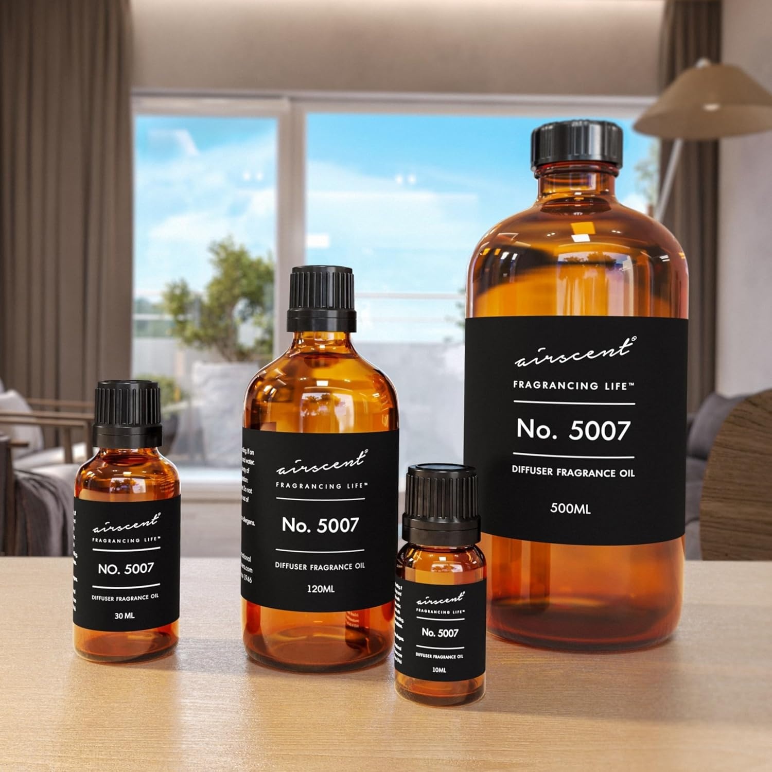 AirScent Diffuser Oil Inspired by TF’s Fabulous – No. 5007 Perfume Dupe – Premium Fragrance Oil Blend for Ultrasonic and Waterless Diffusers and Crafting – 10 ml, 0.34 fl oz Glass Bottle with Dropper(30 ml  1 Fl Oz (Pack of 1))