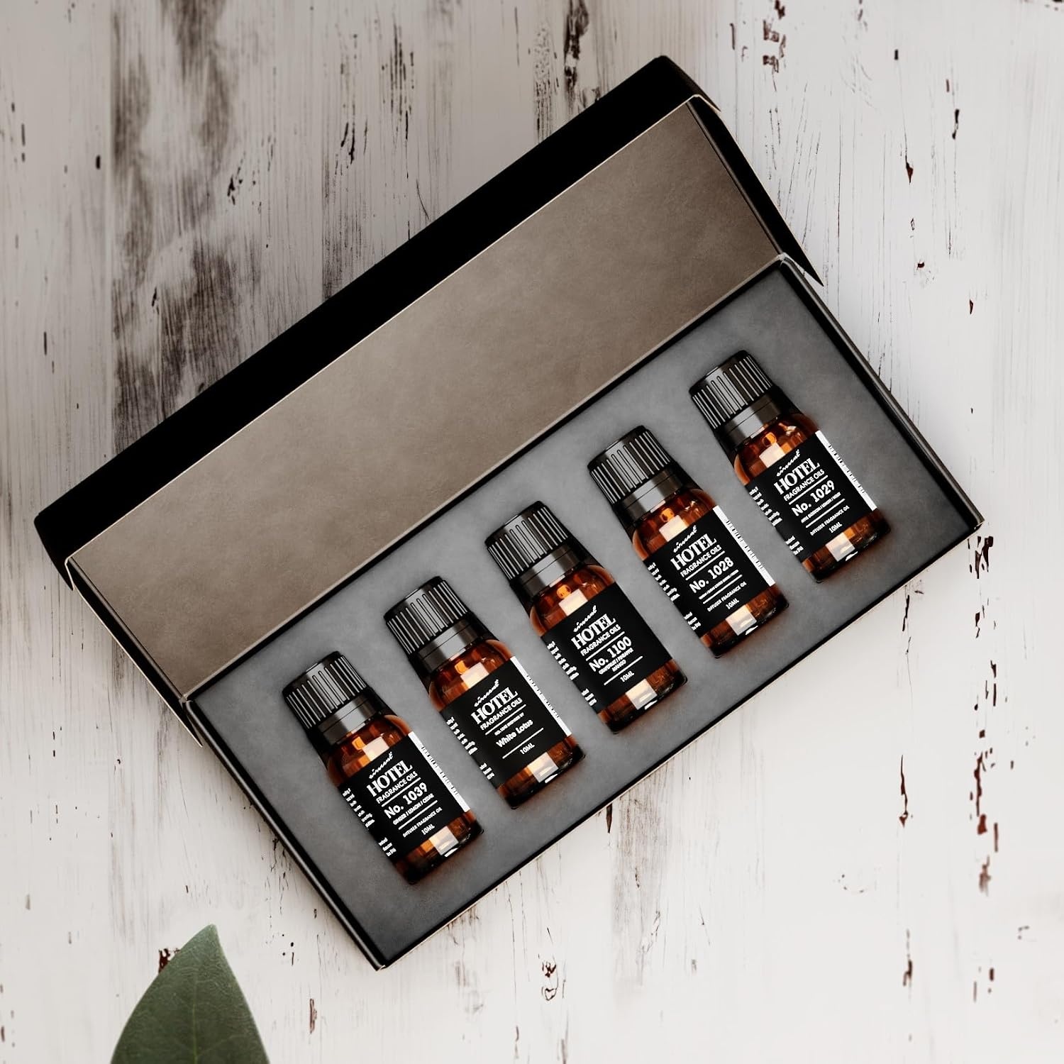 AirScent Hotel Diffuser Oil Gift Set – Tranquil Hotel Scents – 10 mL, 0.34 fl oz Fragrance Oil Set – Inspired by The White Lotus, Capri Brezza, Floral Breeze and Other Hotel Scents