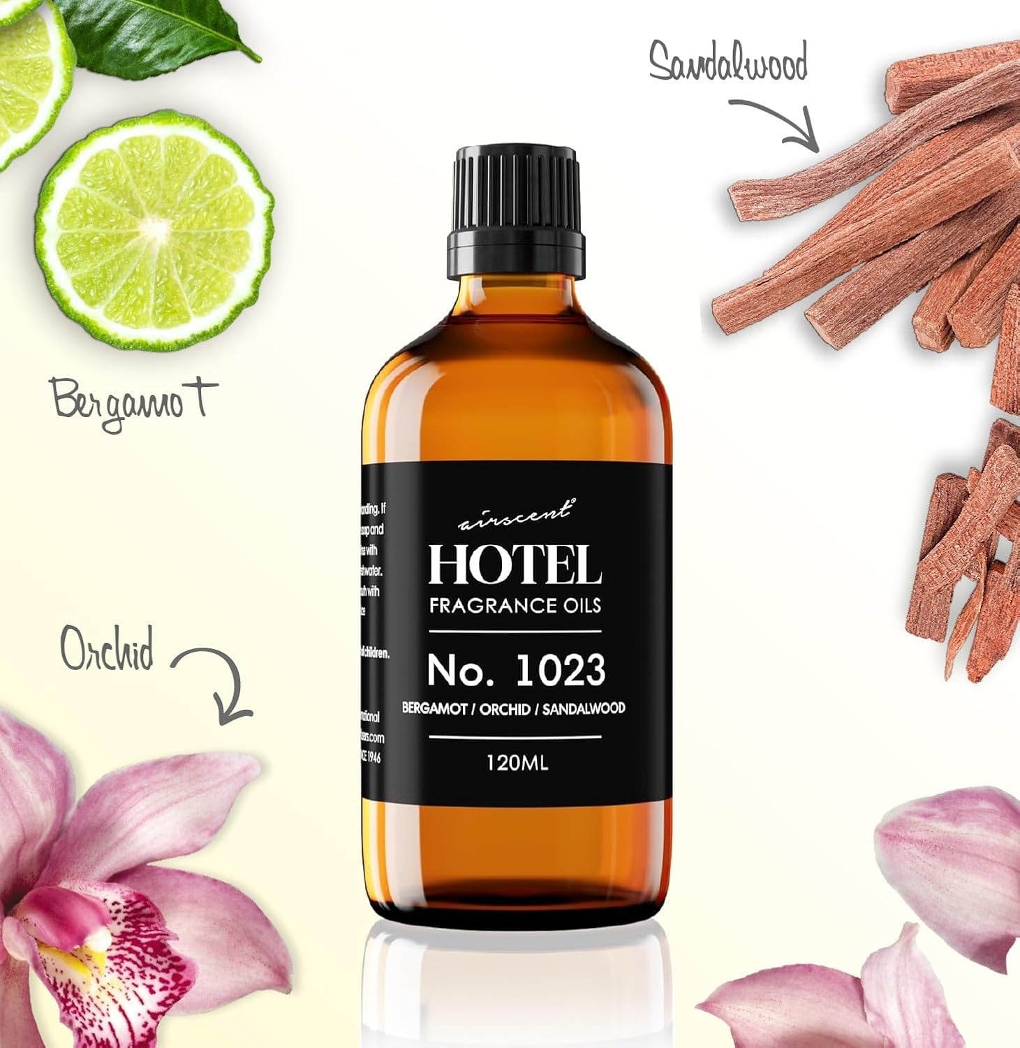AirScent Hotel Diffuser Oil Buyers’ Best Picks 3-Pack Gift Set – 120 mL Fragrance Oil Bottles for Ultrasonic and Waterless Diffusers and Crafting – Fragrance No. 1014, No. 1023 & No. 1111