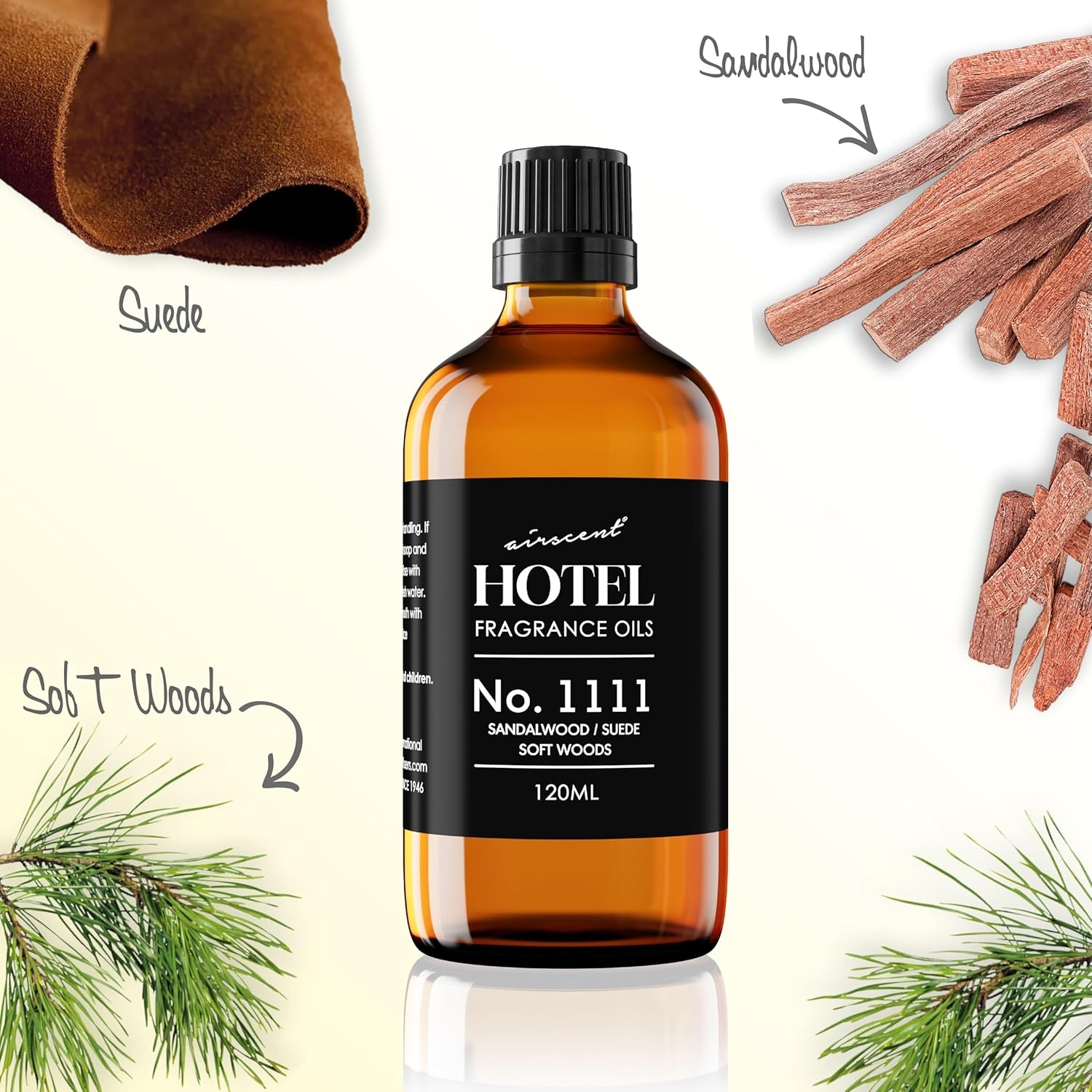 AirScent Hotel Diffuser Oil Buyers’ Best Picks 3-Pack Gift Set – 120 mL Fragrance Oil Bottles for Ultrasonic and Waterless Diffusers and Crafting – Fragrance No. 1014, No. 1023 & No. 1111