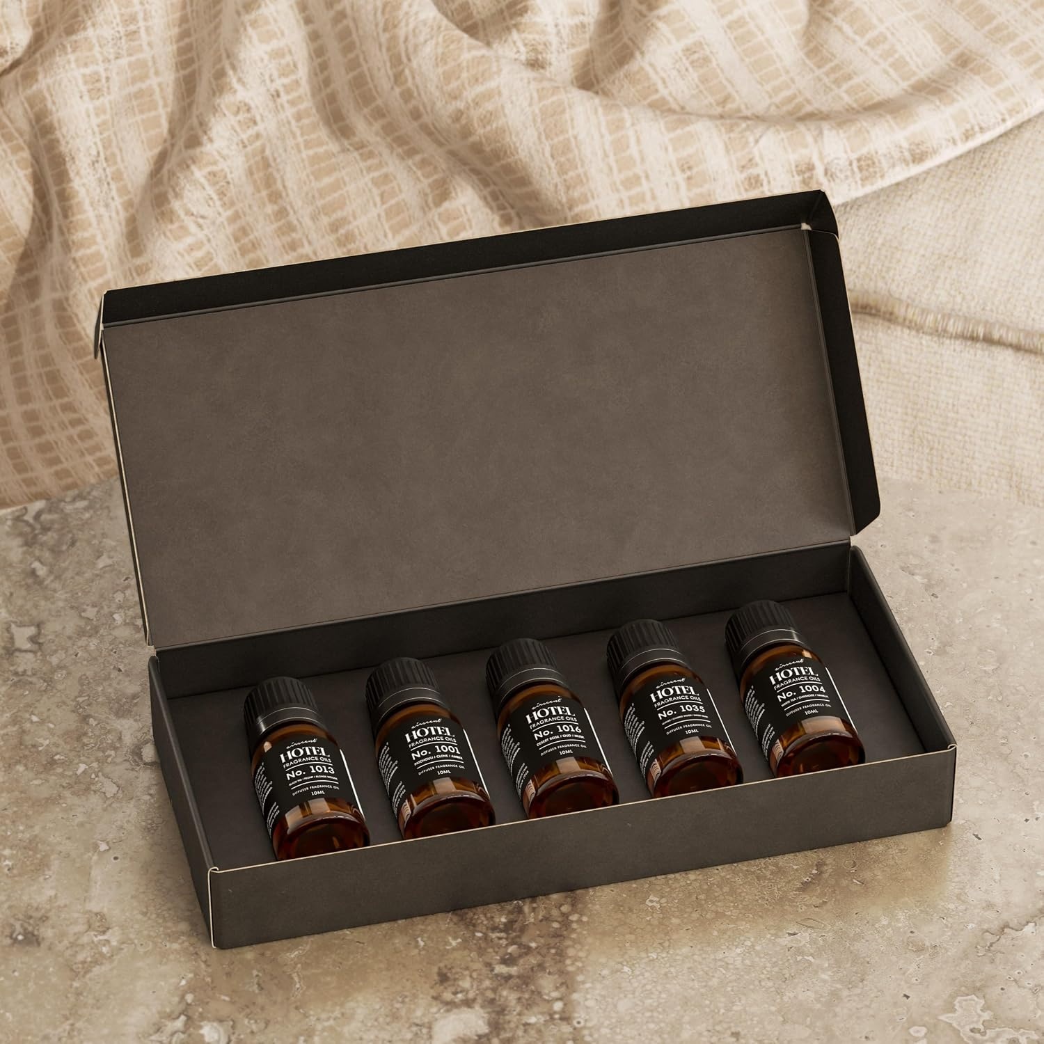 AirScent Hotel Diffuser Oil Gift Set – Metro City Hotel Scents – 10 mL, 0.34 fl oz Fragrance Oil Set – Inspired by The Hotel Costes Paris, Fairmont, London St James, The Baccarat Hotel and Others