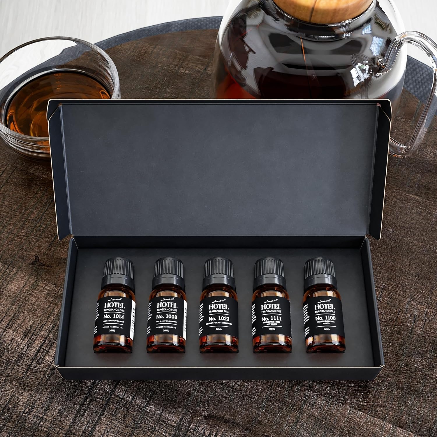 AirScent Hotel Diffuser Oil Gift Set – Buyers’ Best Picks – 10 mL, 0.34 fl oz Hotel Fragrance Oil Gift Set – Inspired by the Baccarat NYC, My Way and Capri Brezza and Other Hotel Scent Samples