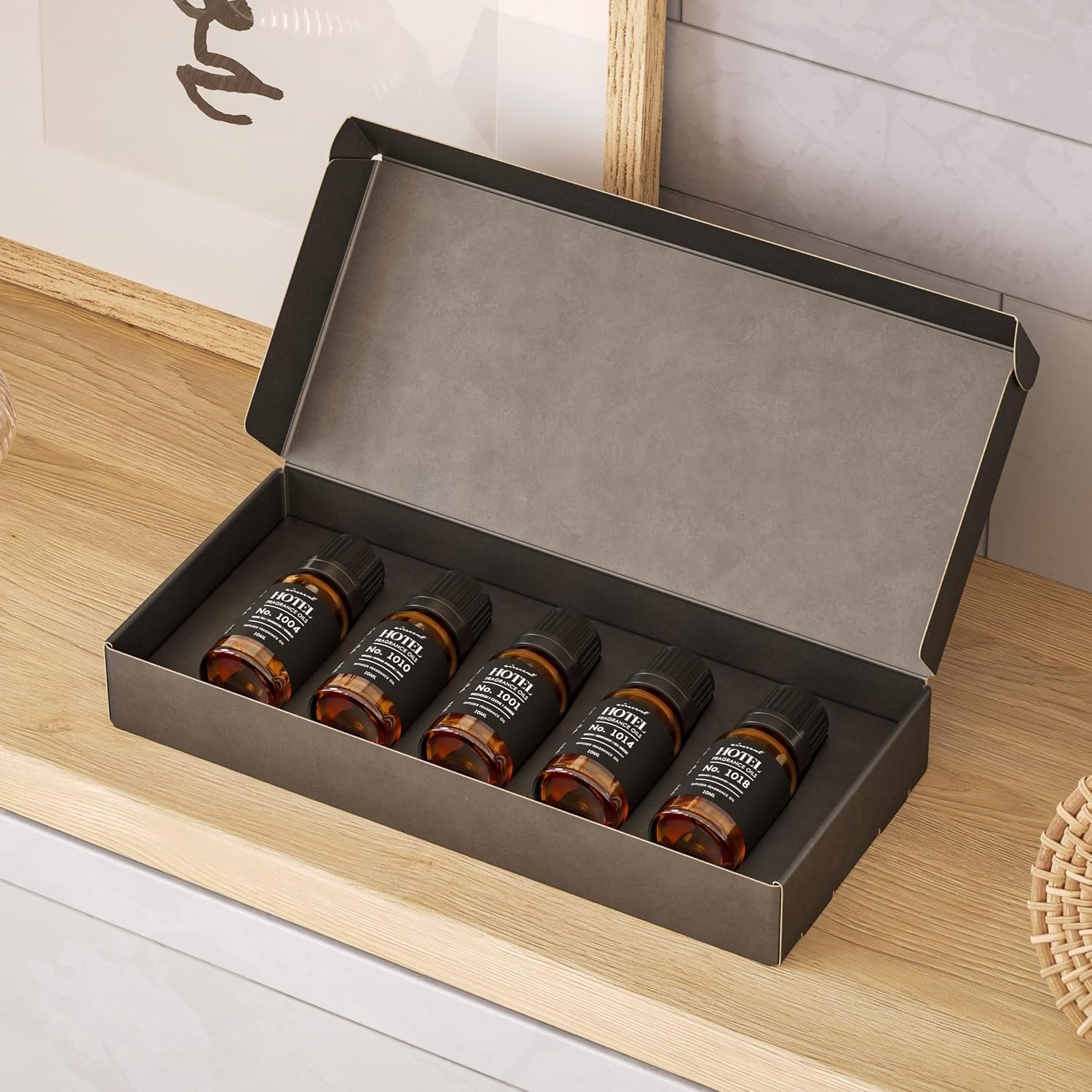 AirScent Hotel Diffuser Oil Gift Set – International Traveler Hotel Scents – 10 mL, 0.34 fl oz Fragrance Bottles Inspired by the Luxurious Fragrances of International Hotel Brands