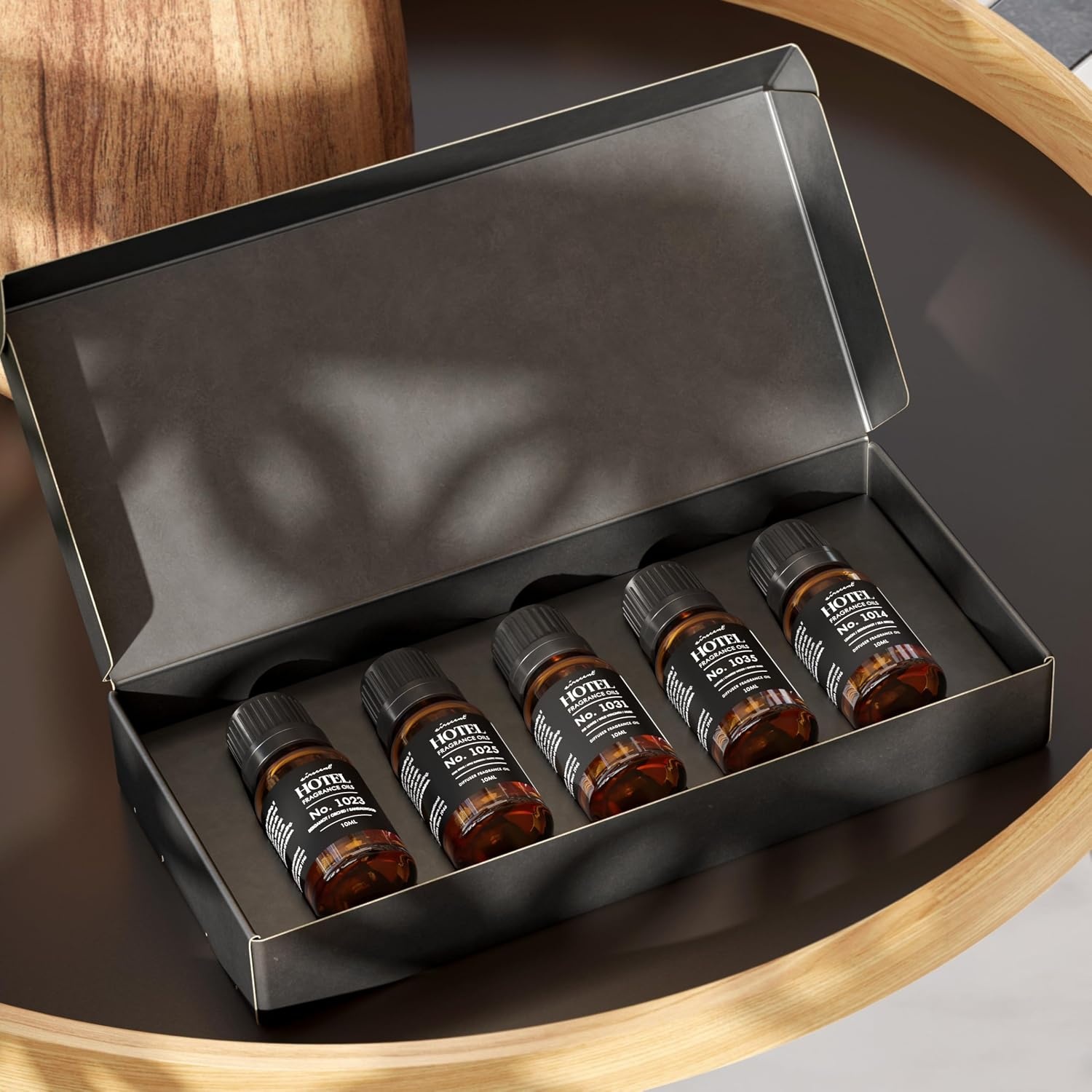 AirScent Hotel Diffuser Oil Gift Set – New York City Scents – 10 mL, 0.34 fl oz Fragrance Oil Set – Inspired by The Most Luxurious New York City Hotel Fragrances – Variety Pack Box Set