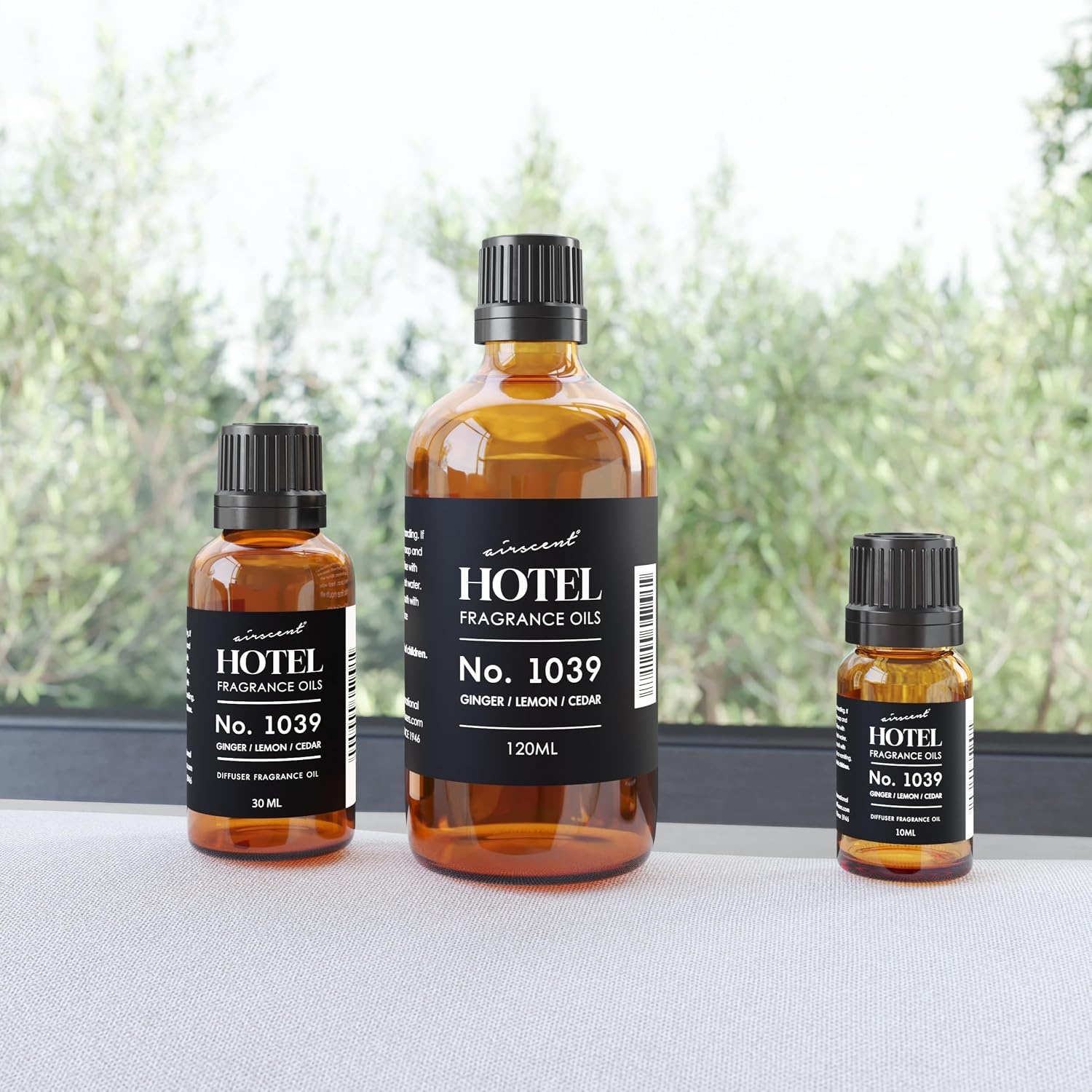 Hotel Diffuser Oil No. 1039 Inspired By The Nobu Hotel – Ginger Lemon Cedar – Premium Fragrance Oil for Ultrasonic and Waterless Diffusers and Crafting – 10 mL, 0.34 fl oz Glass Dropper Bottle(4 Fl Oz (Pack of 1))