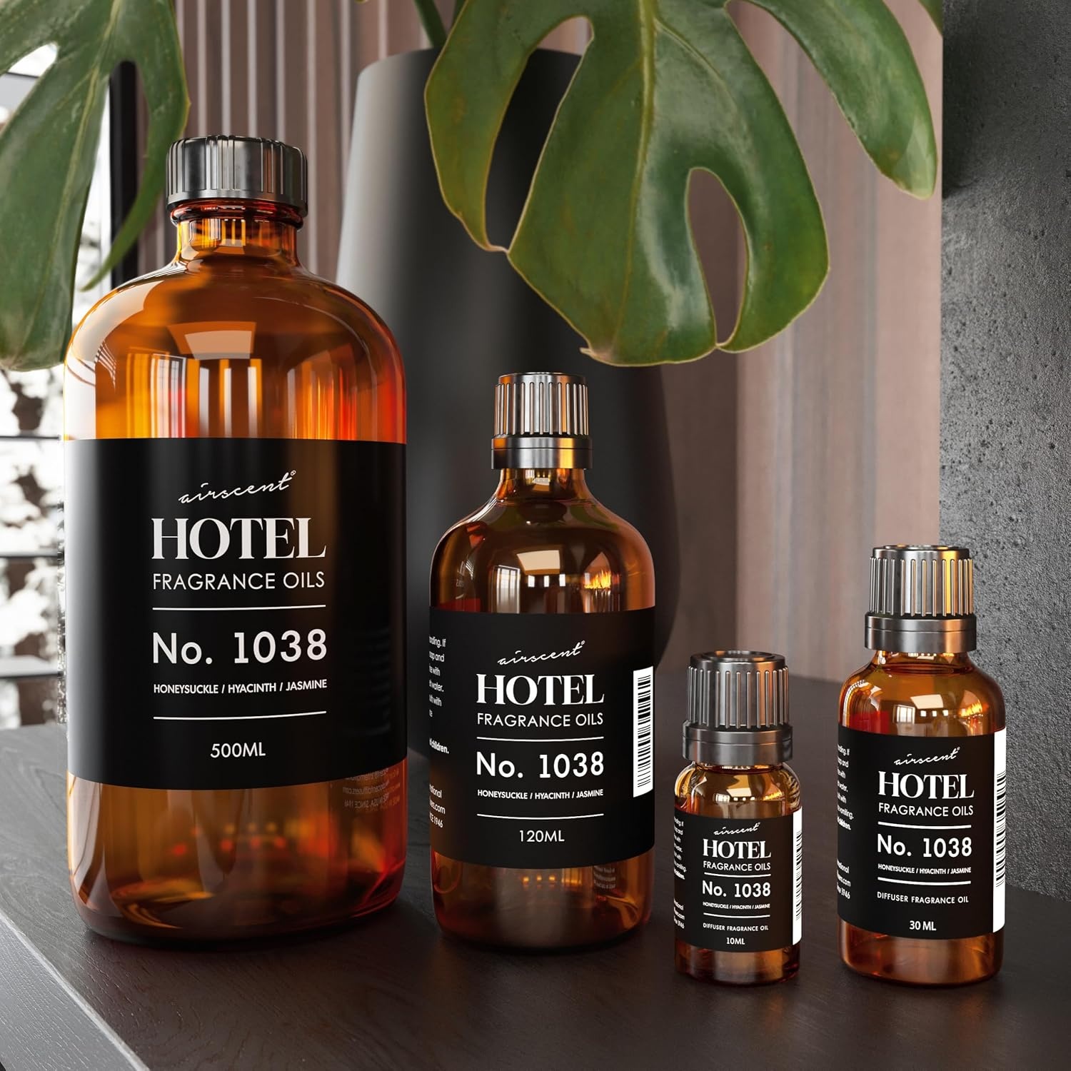 AirScent Hotel Diffuser Oil No. 1038 – Las Vegas Hotel Spa Scent Dupe – Premium Fragrance Oil for Ultrasonic and Waterless Diffusers and Crafting – 10 mL, 0.34 fl oz Glass Dropper Bottle(0.34 Fl Oz (Pack of 1))