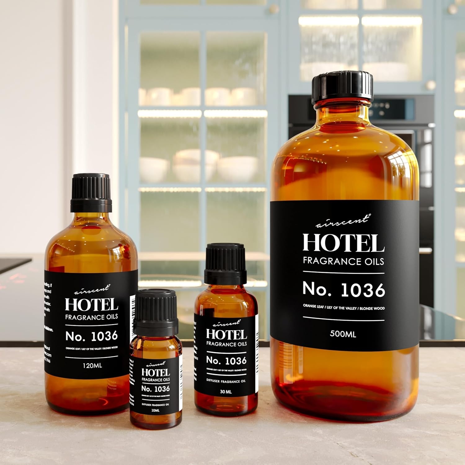 AirScent Hotel Diffuser Oil No. 1036 Inspired by The Las Vegas Venetian-Inspired Hotel Scent – 10 mL Glass Bottle – Premium Fragrance Oil for Ultrasonic and Waterless Diffusers and Crafting(500 ml)