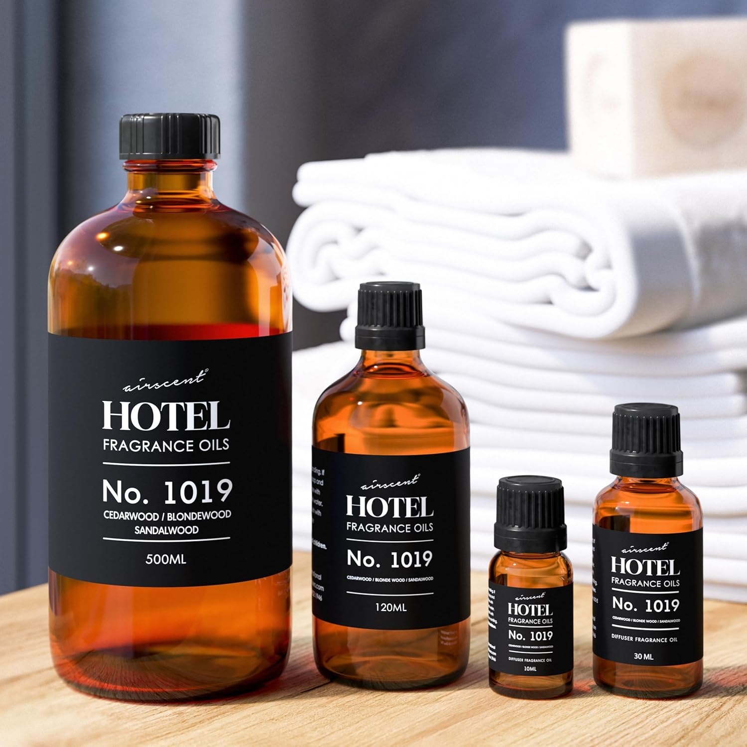 AirScent Hotel Diffuser Oil No. 1019 Inspired by The Whistler Hotel Scent – Fragrance Oil for Ultrasonic and Waterless Diffusers and Crafting – 10 mL, 0.34 fl oz Glass Bottle with Dropper(4 Fl Oz (Pack of 1))