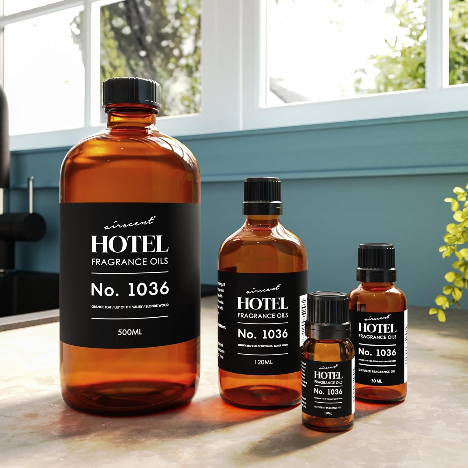 AirScent Hotel Diffuser Oil No. 1036 Inspired by The Las Vegas Venetian-Inspired Hotel Scent – 10 mL Glass Bottle – Premium Fragrance Oil for Ultrasonic and Waterless Diffusers and Crafting(1 Fl Oz (Pack of 1))
