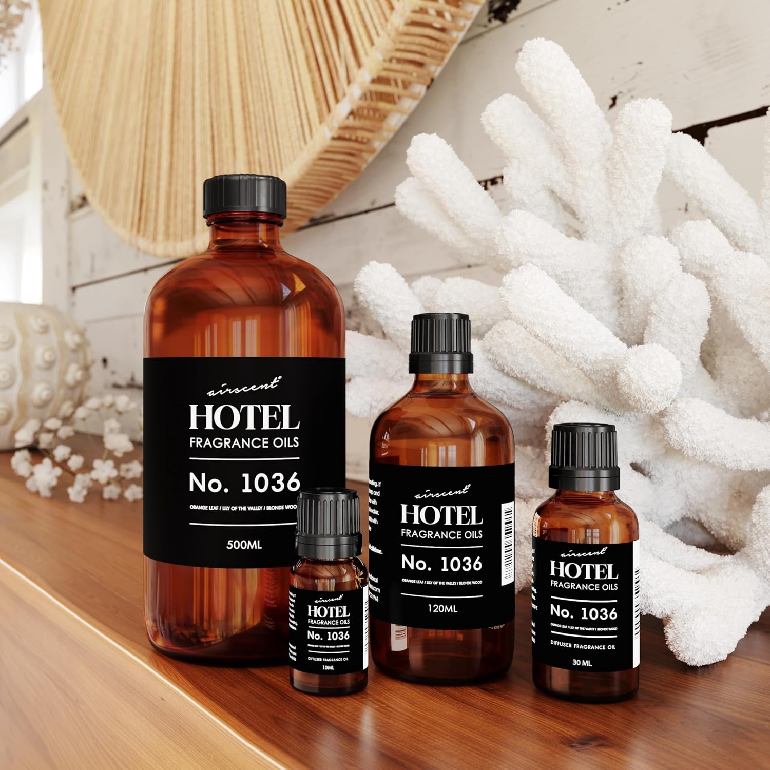 AirScent Hotel Diffuser Oil No. 1036 Inspired by The Las Vegas Venetian-Inspired Hotel Scent – 10 mL Glass Bottle – Premium Fragrance Oil for Ultrasonic and Waterless Diffusers and Crafting(1 Fl Oz (Pack of 1))