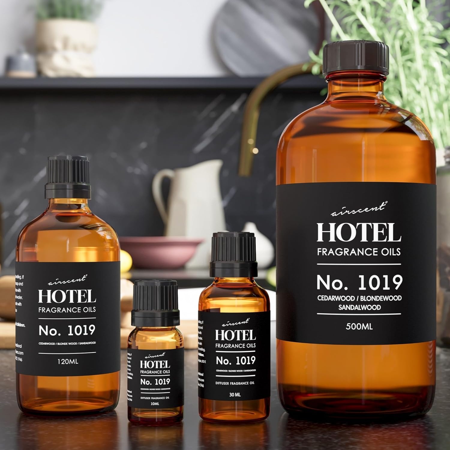 AirScent Hotel Diffuser Oil No. 1019 Inspired by The Whistler Hotel Scent – Fragrance Oil for Ultrasonic and Waterless Diffusers and Crafting – 10 mL, 0.34 fl oz Glass Bottle with Dropper(0.34 Fl Oz (Pack of 1))
