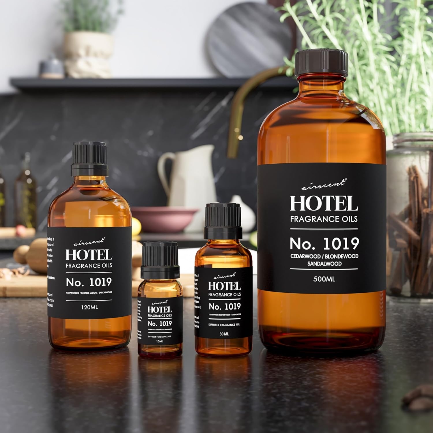 AirScent Hotel Diffuser Oil No. 1019 Inspired by The Whistler Hotel Scent – Fragrance Oil for Ultrasonic and Waterless Diffusers and Crafting – 10 mL, 0.34 fl oz Glass Bottle with Dropper(0.34 Fl Oz (Pack of 1))
