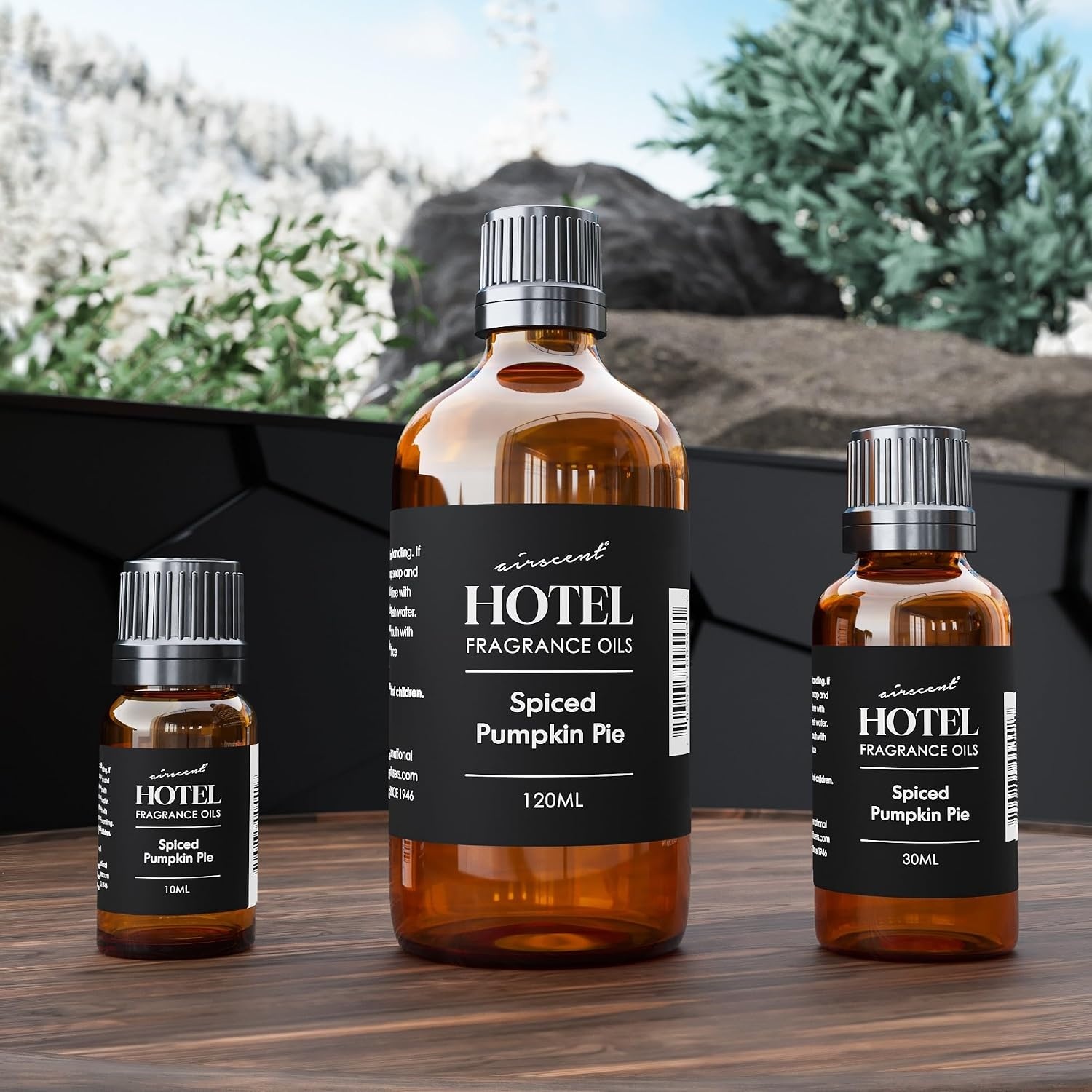 AirScent Spiced Pumpkin Pie Holiday Diffuser Oil – Premium Pumpkin Spice Holiday Fragrance Oil for Ultrasonic and Waterless Diffusers and Crafting – 10ml, .34 fl oz Glass Dropper Bottle(0.34 Fl Oz (Pack of 1))